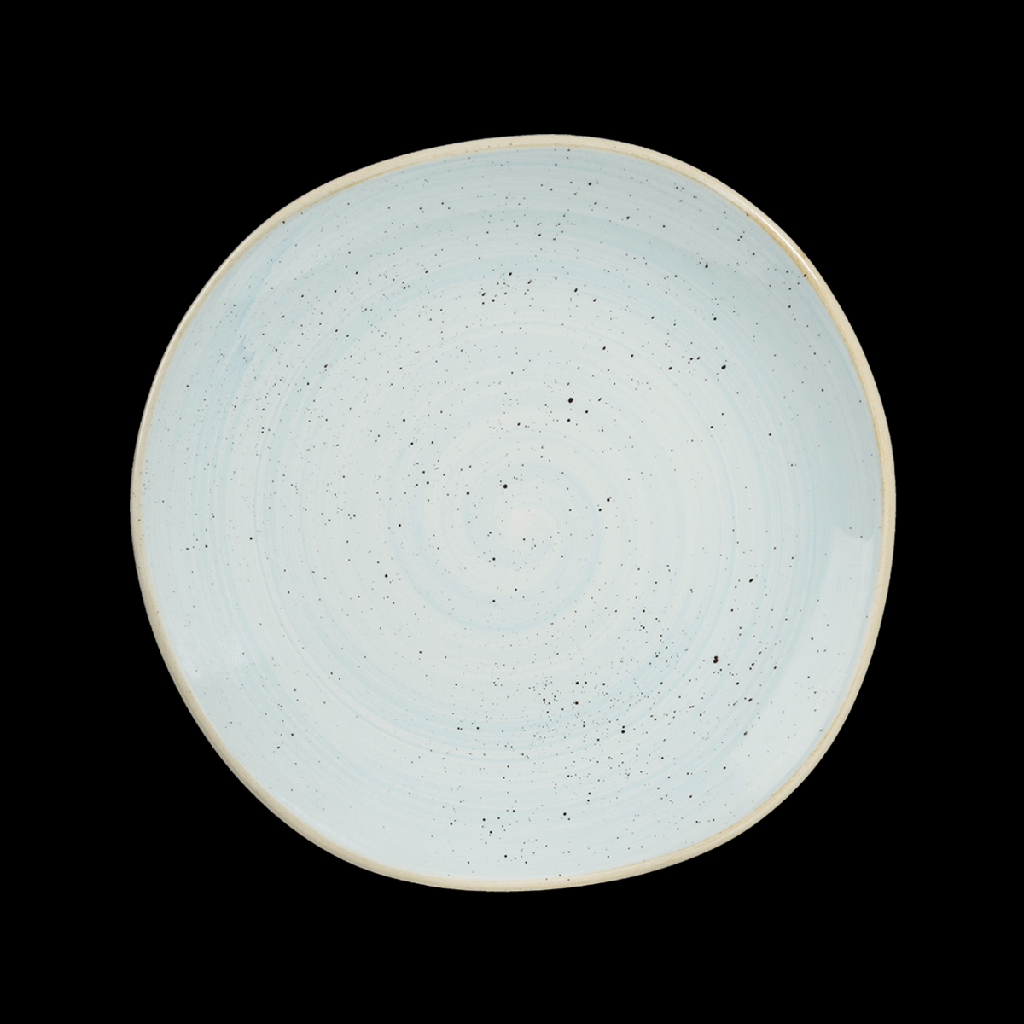 Teller coup organisch 26 cm, Stonecast Dekor