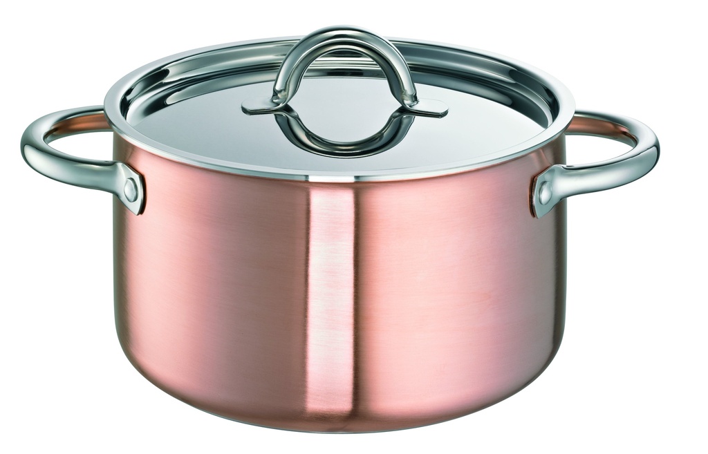 Fleischtopf 24 cm, mit Deckel, De Luxe i