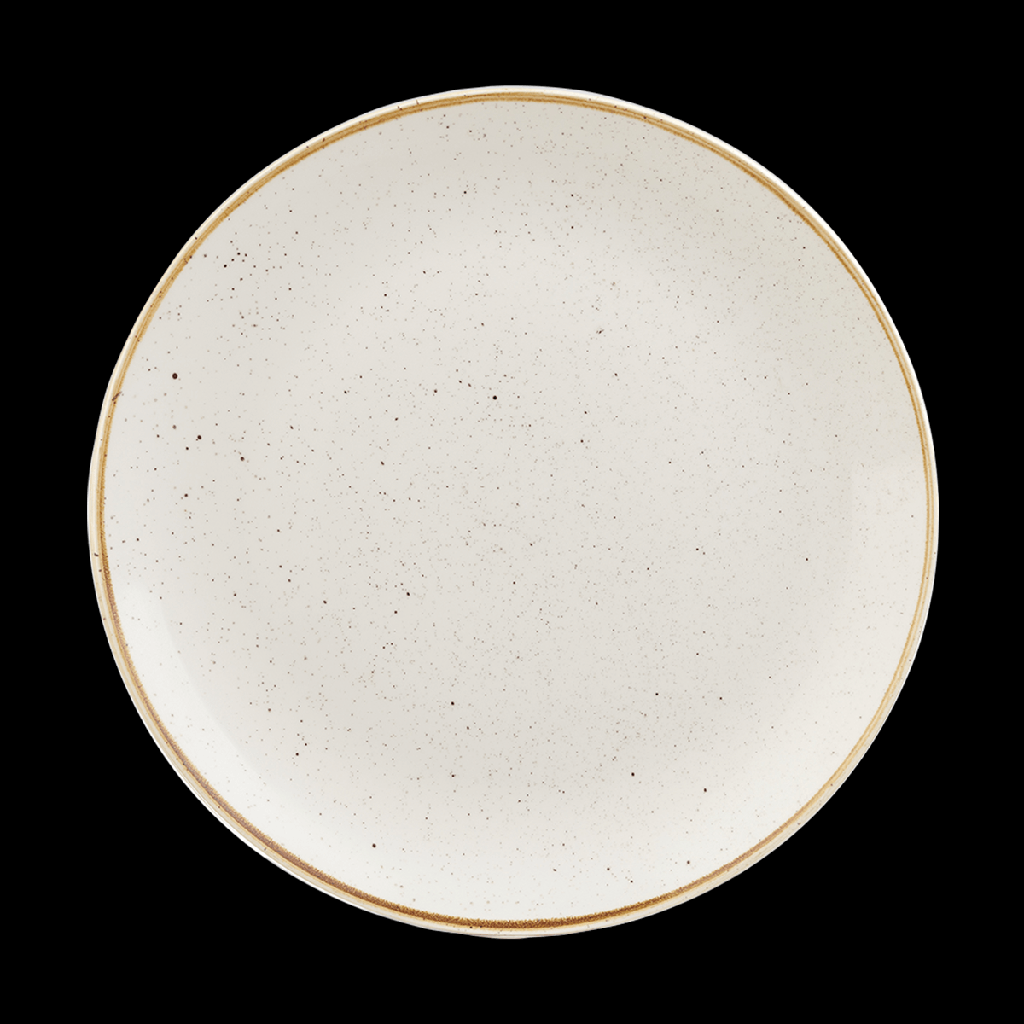 Teller flach coup 29 cm, Stonecast Dekor