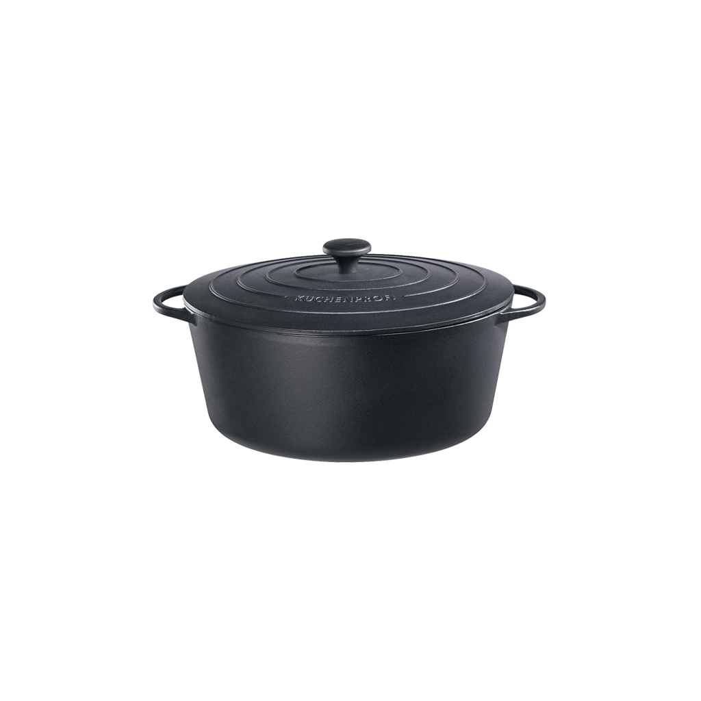 Bratentopf oval 33 cm, mit Deckel, Provence