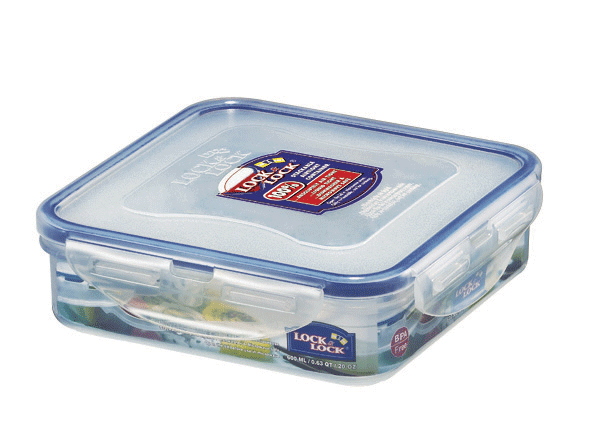 Frischhaltebox quadratisch 600 ml, LocknLock PP Classic