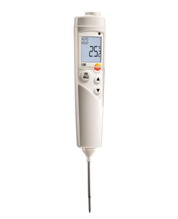 Kern-Thermometer 106 inkl. Fühlerschutzkappe und Batterie