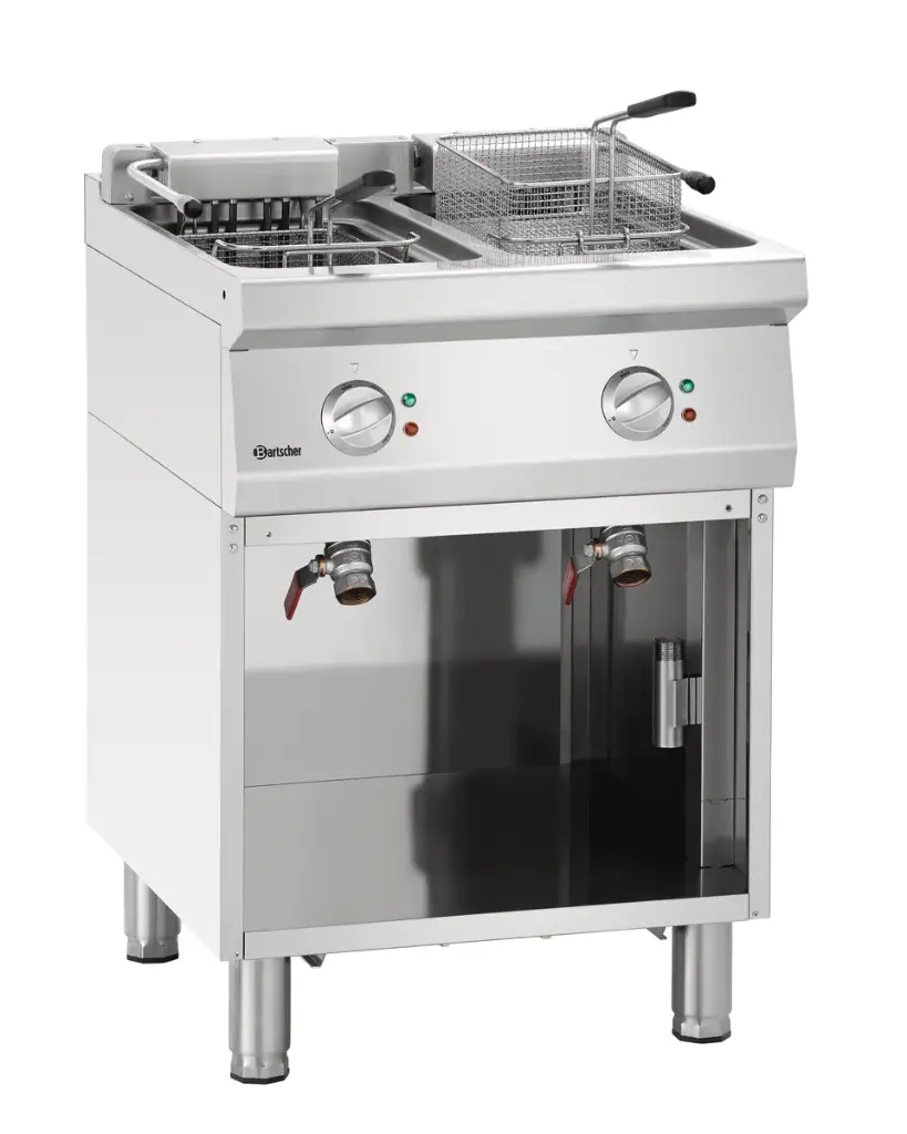 Fritteuse mit zwei Becken je 11 liter