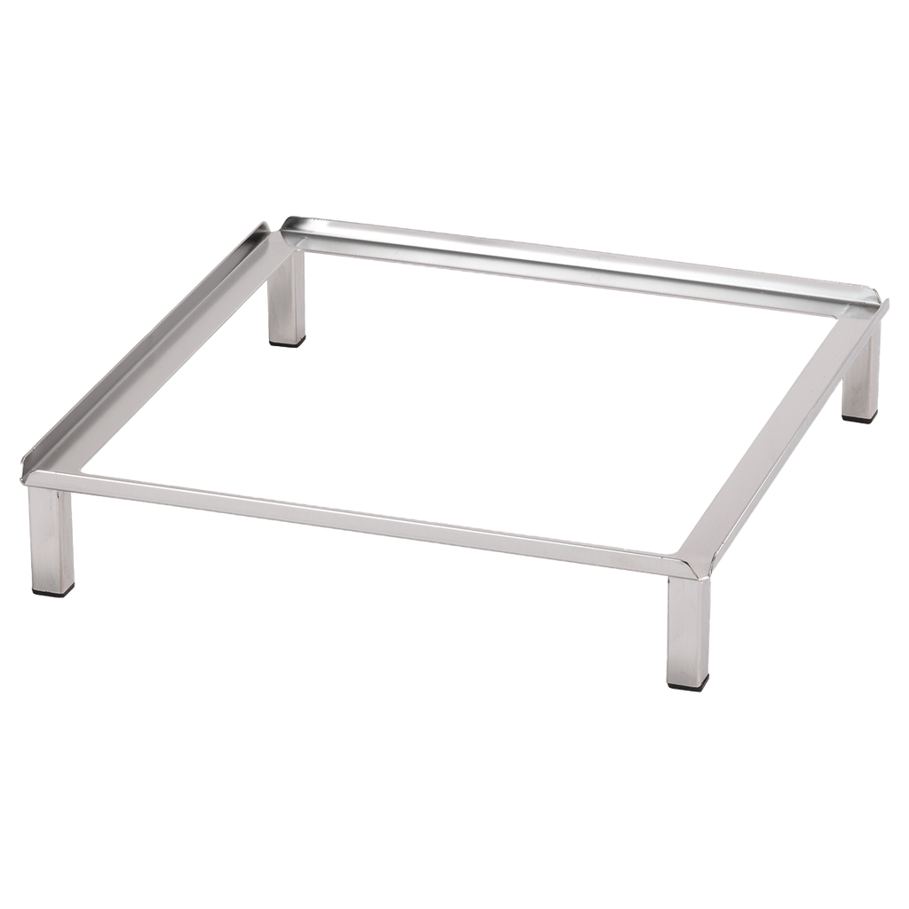 Standfuß 33 x 33 cm, zu Frischeplatte/-schale, Raiser Inox