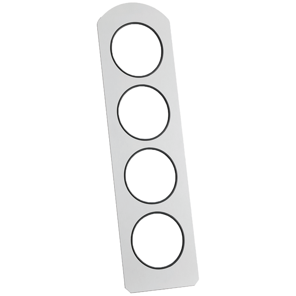 Trägerplatte mit 4 Aufnahmelöchern für Vario Rack, Gastro
