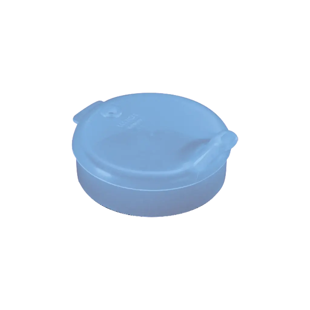 Schnabelbecher-Oberteil/Trinkaufsatz 12 mm PP blau-transparent 