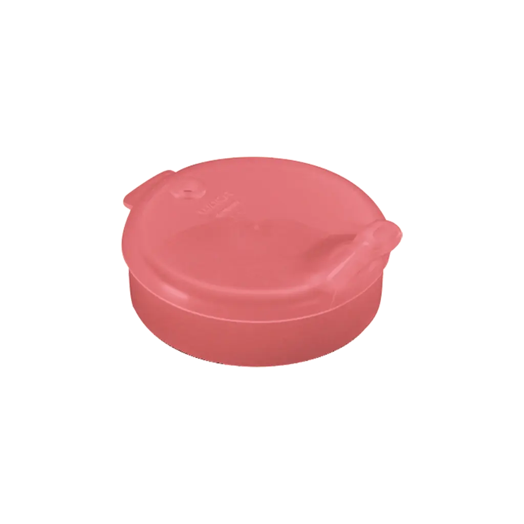 Schnabelbecher-Oberteil/Trinkaufsatz 12 mm PP rot-transparent 
