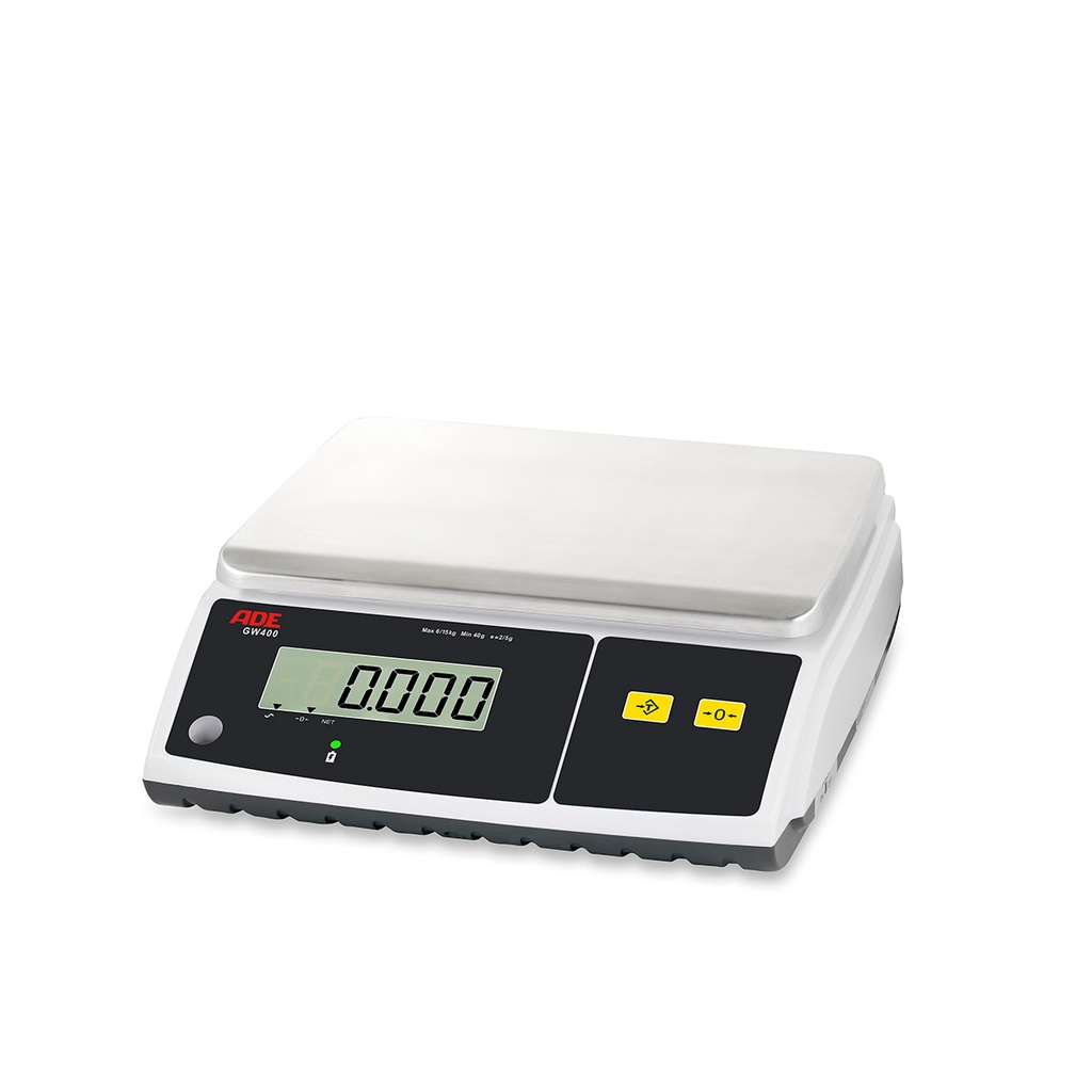 Kompaktwaage GW 400-6, weiß