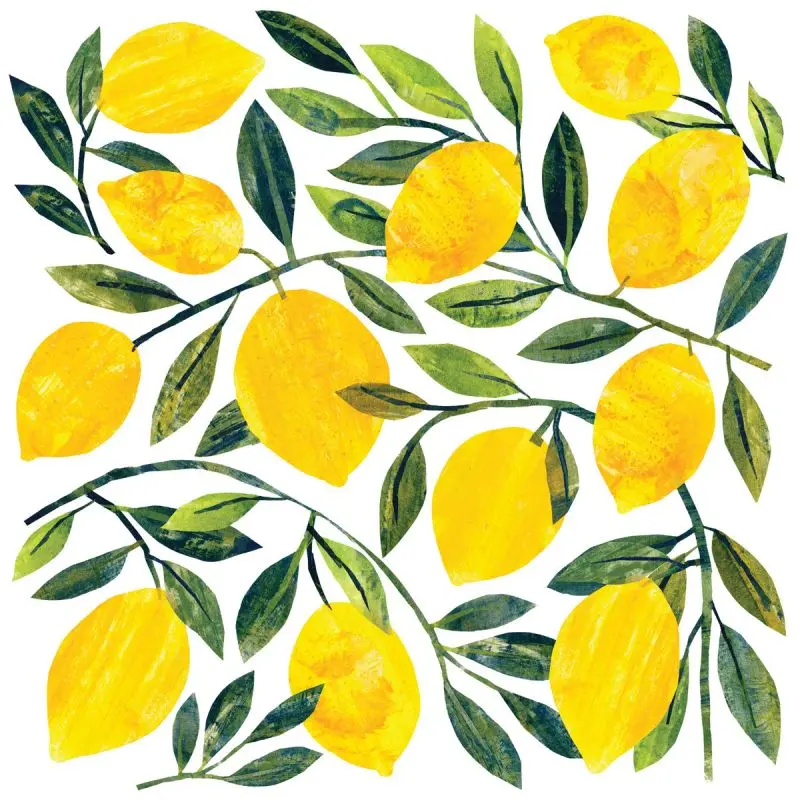 Serviette Travey's Ciitronella, 33 x 33 cm, 3-lagig, Fruits