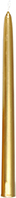 Spitzkerze 260x22 mm gold Duni Pack á 10 Stück