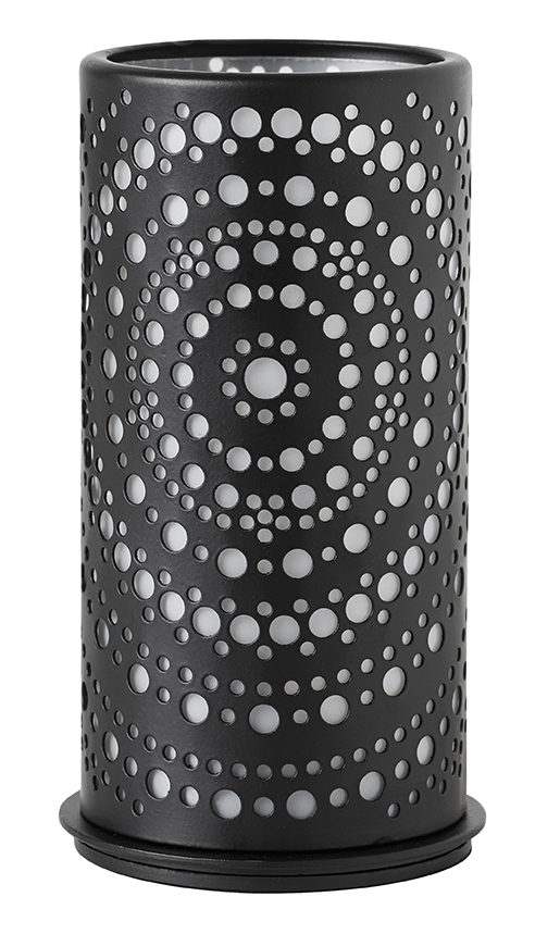Kerzenhalter Billy, Metall, schwarz 140x75 mm